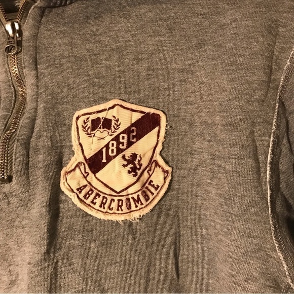 𝅺abercrombie & Fitch hoodie. Grey. Men’s size small. Unisex. - Picture 2 of 4